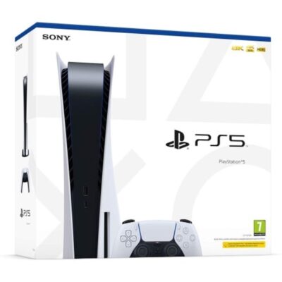 Sony PlayStation 5 PS5 Standard Edition White Box 825GB Console Disc Version and Controller 8K Support Video Game Console